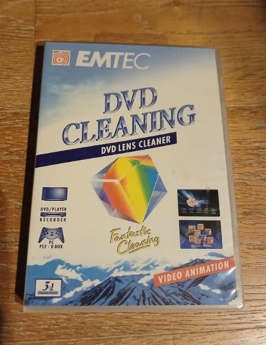 Emtec DVD Cleaning Kit - Lens Cleaner voor DVD/PC/PS2/X-BOX, Alle leeftijden, Verzenden, Nieuw in verpakking