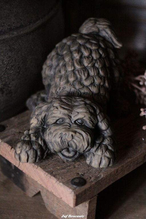 BRYNXZ Barking Dog Majestic Brown / blaffende hond, Www.jufbrocante.nl, Www.jufbrocante.nl, Nieuw, Ophalen of Verzenden