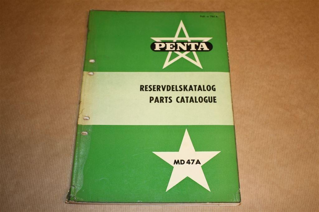 Volvo Penta - Parts Catalogue MD 47 A - 1959 !!, Ophalen of Verzenden, Gelezen