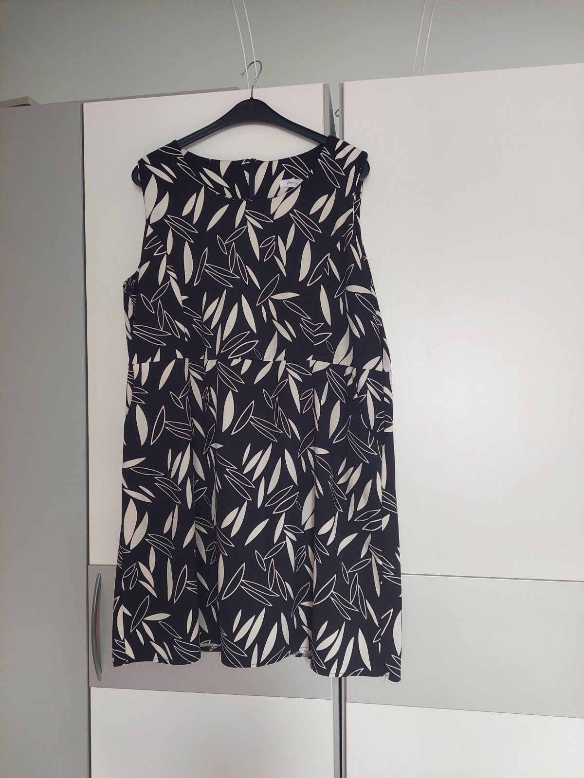 Paprika jurk met bladprint - Maat 52-54, Ophalen of Verzenden, Zo goed als nieuw, Paprika, Jurk