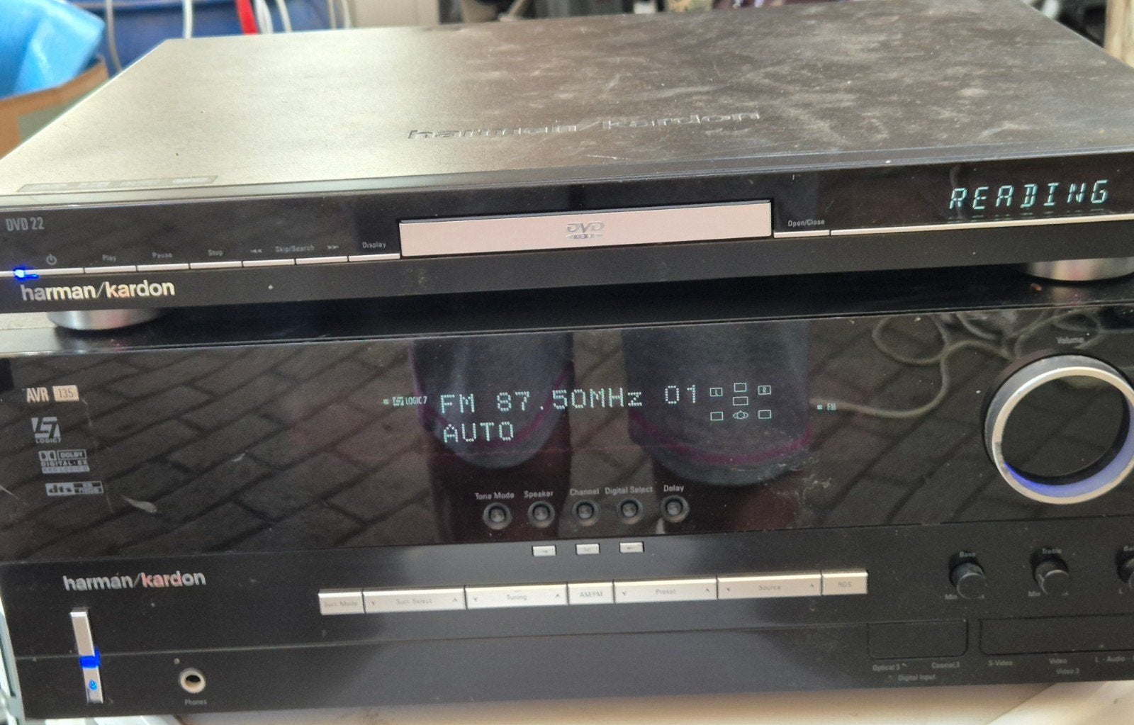 Harman/Kardon Multi Versterker met DVD Speler (AVR135/DVD22), Gebruikt, Info@harman.com, Harman International Industries, Inc.