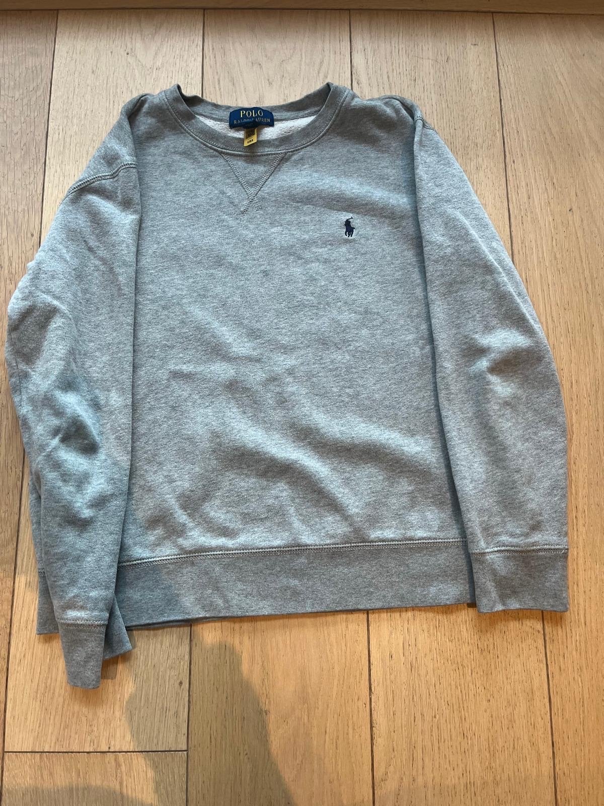 Polo Ralph Lauren sweater grijs maat L (14-16), Ophalen of Verzenden, Zo goed als nieuw, Jongen, Trui of Vest