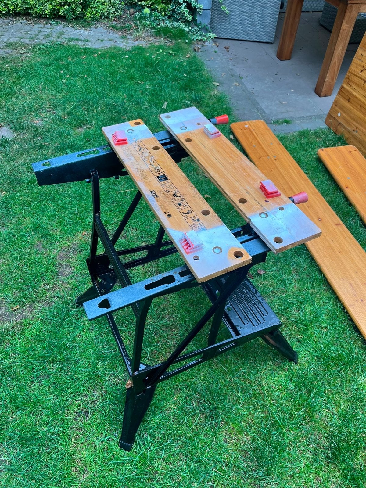 Black & Decker Workmate werkbank - inklapbaar, Ophalen, Gebruikt, 70 tot 120 cm, Inklapbaar