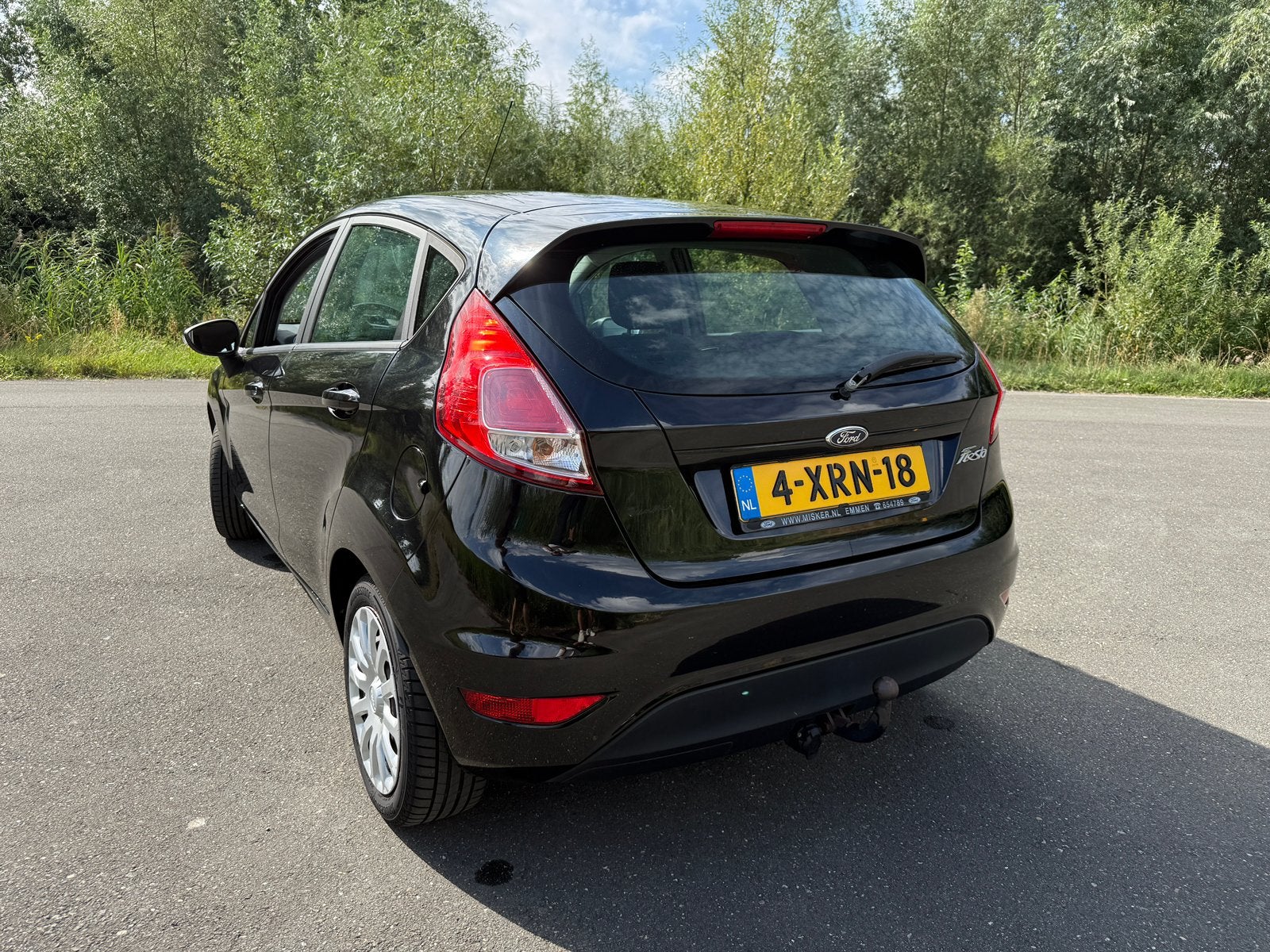 Ford Fiësta 1.0 2014 | Dealer auto | DB Riem VV! | Cruise, Stof, 40 €/maand, Zwart, 525 kg