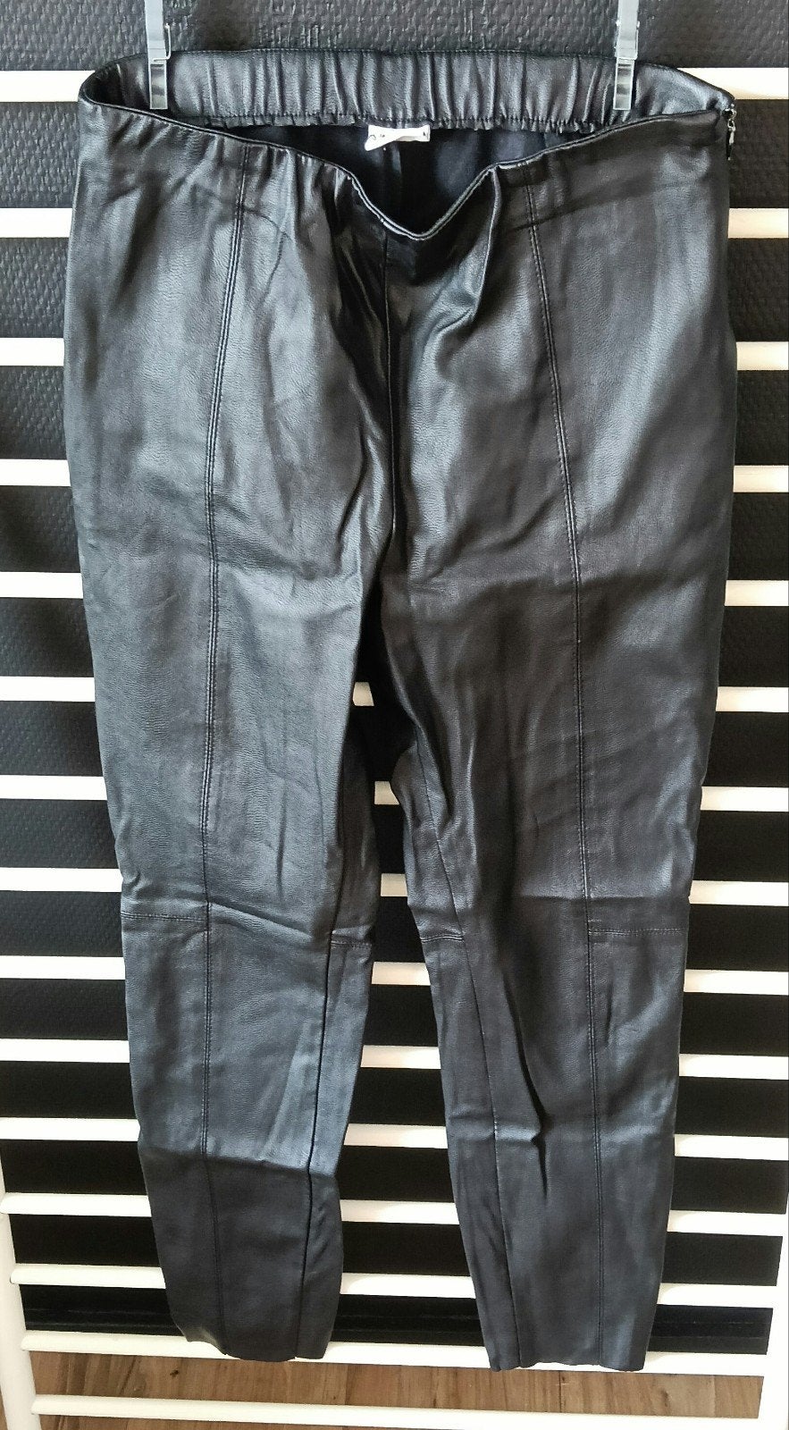 JDTTONKA faux leather legging, Legging, Maat 36/38 (S), Zwart, Ophalen of Verzenden