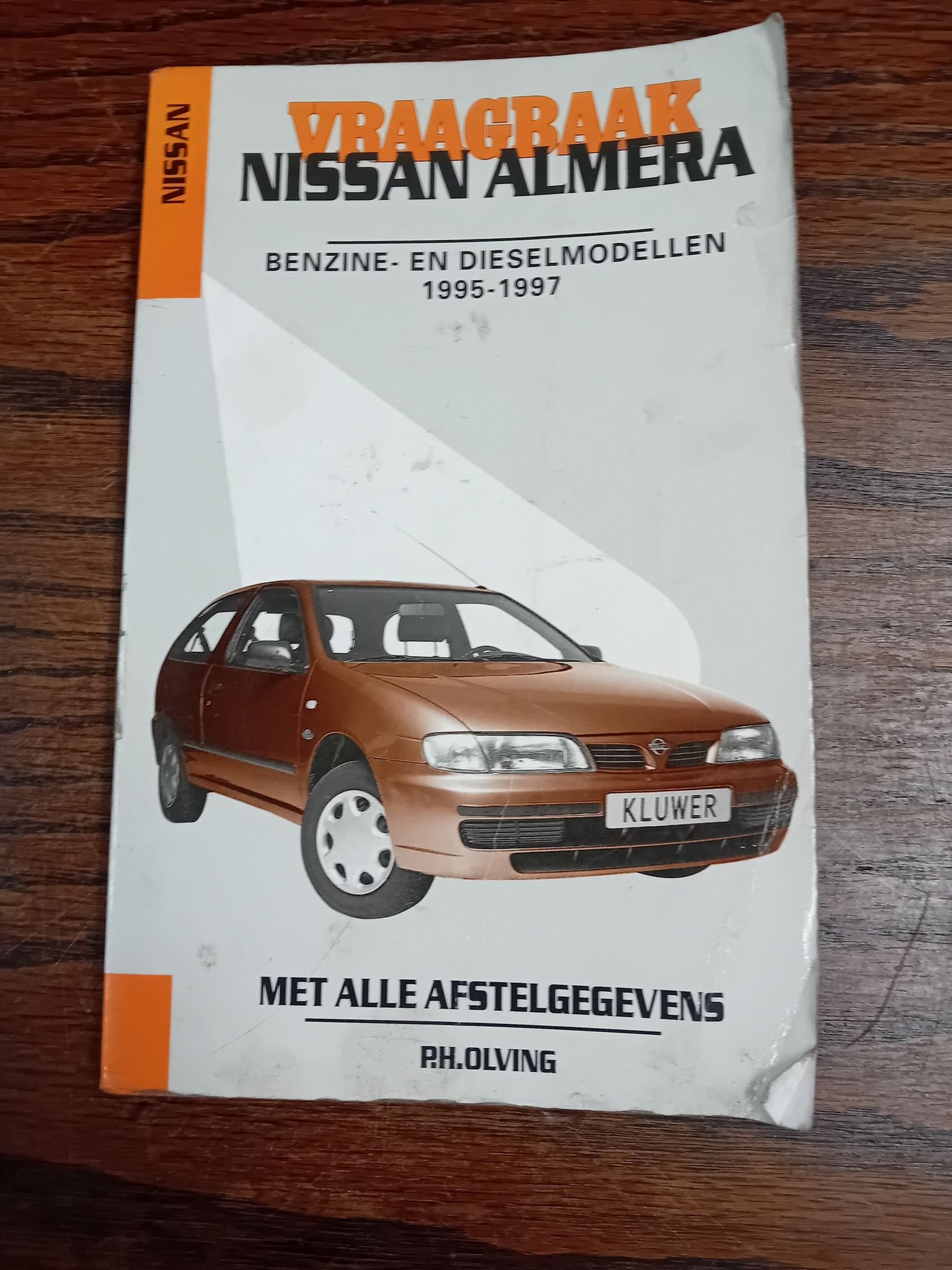 Vraagbaak Nissan Almera 1995-1997 P.H. Olving, Ophalen of Verzenden