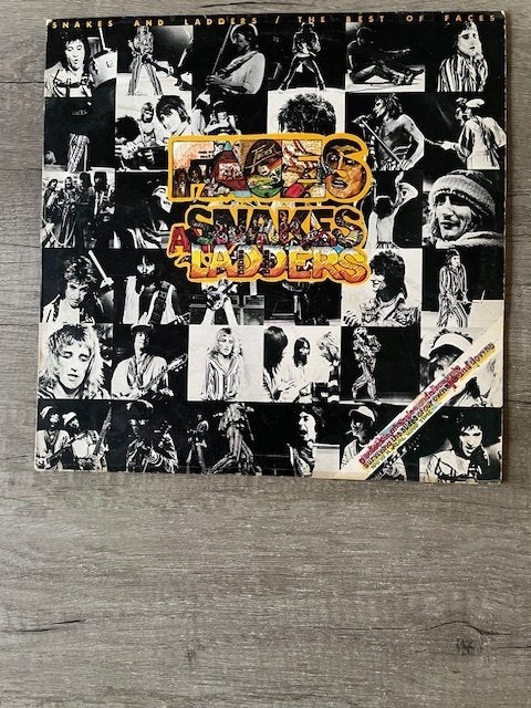 LP Faces - Snakes and Ladders-The Best of Faces - 1976, Cd's en Dvd's, Vinyl | Rock, Gebruikt, Poprock, 12 inch, Ophalen of Verzenden