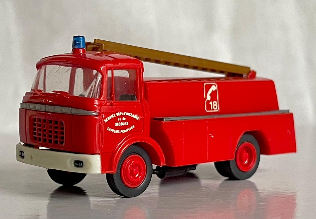 Roskopf 470: Berliet GAK Sapeurs Pompiers, Hobby en Vrije tijd, Modelauto's | 1:87, Ophalen of Verzenden, Zo goed als nieuw, Auto