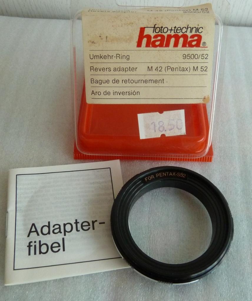 Hama omkeerring, Minder dan 50 mm, Overige typen, Ophalen of Verzenden, Zo goed als nieuw
