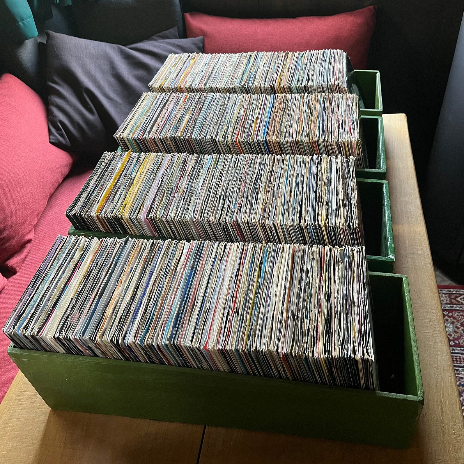 Ca. 900 vinyl singles (€1,- per stuk) - uitzoeken, Ophalen, Gebruikt, 7 inch