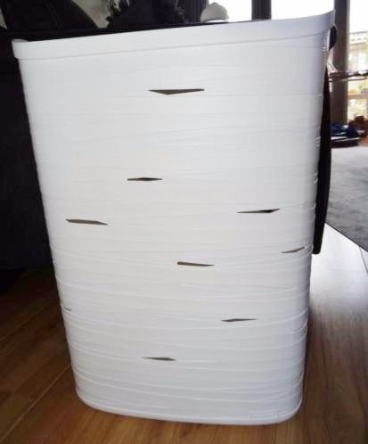Koszyk Ribbon opbergmand speelgoedman wasmand wit kunststof, Ophalen, Zo goed als nieuw, Wit, Wasmand