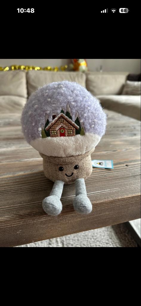 Jellycat Amuseables Snow Globe knuffel, Ophalen of Verzenden, Nieuw
