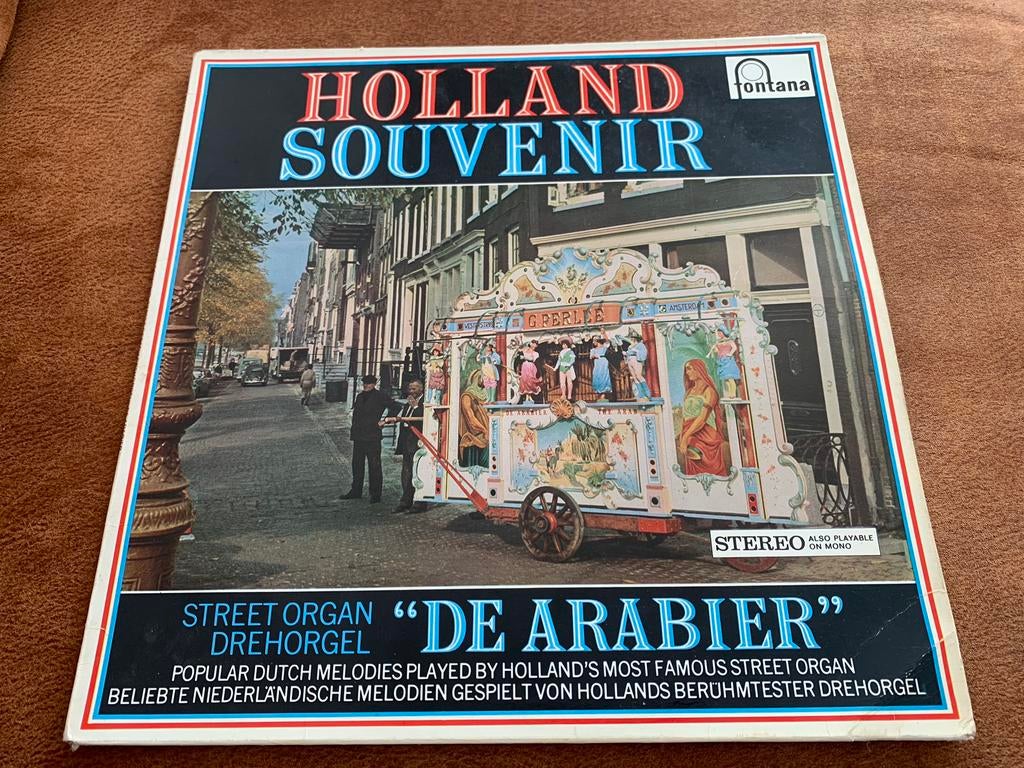 Vinyl lp draaiorgel g. Perlee amsterdam de arabier fontana, Overige typen, Ophalen of Verzenden, Zo goed als nieuw, 12 inch