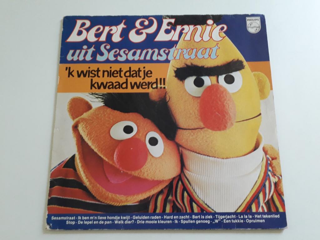 Vinyl   Bert & Ernie - Ik wist niet dat je kwaad werd!!, Cd's en Dvd's, Vinyl | Kinderen en Jeugd, Ophalen of Verzenden, Gebruikt