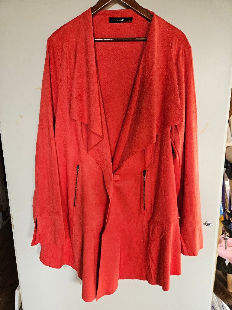 rood/oranje vest, maat 50/52, X-Two, X-Two, Verzenden, Maat 46/48 (XL) of groter, Zo goed als nieuw