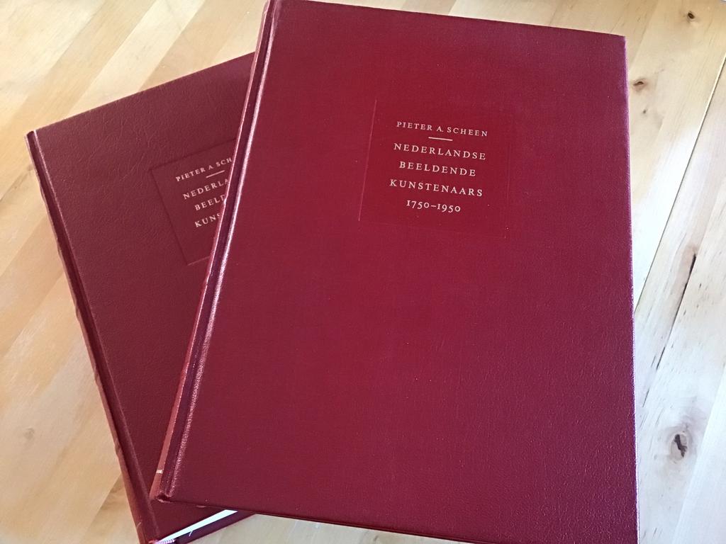 Pieter A. Scheen Nederlandse Beeldende Kunstenaars, Boeken, Ophalen of Verzenden, Zo goed als nieuw
