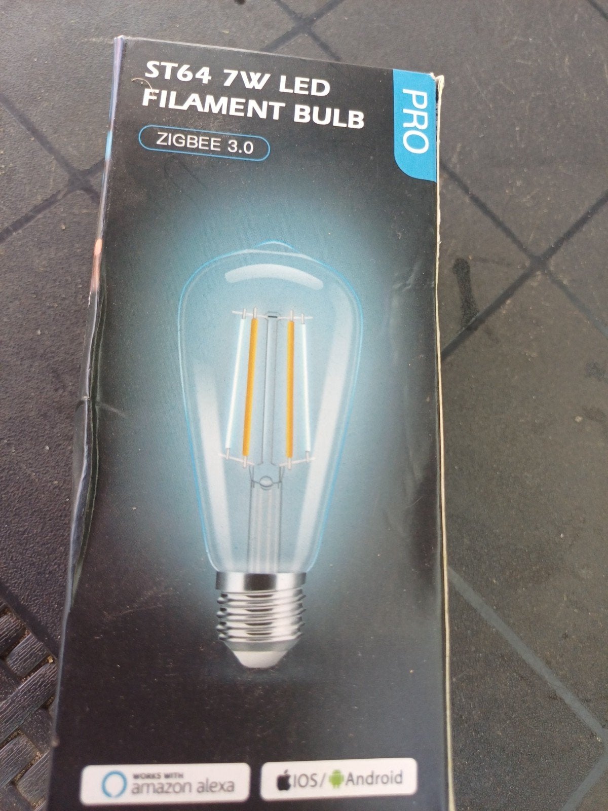 ST64 7W LED Filament Lamp Zigbee 3.0 - Smart Home, Overige merken, Meerkleurig, Onbekend, Nieuw