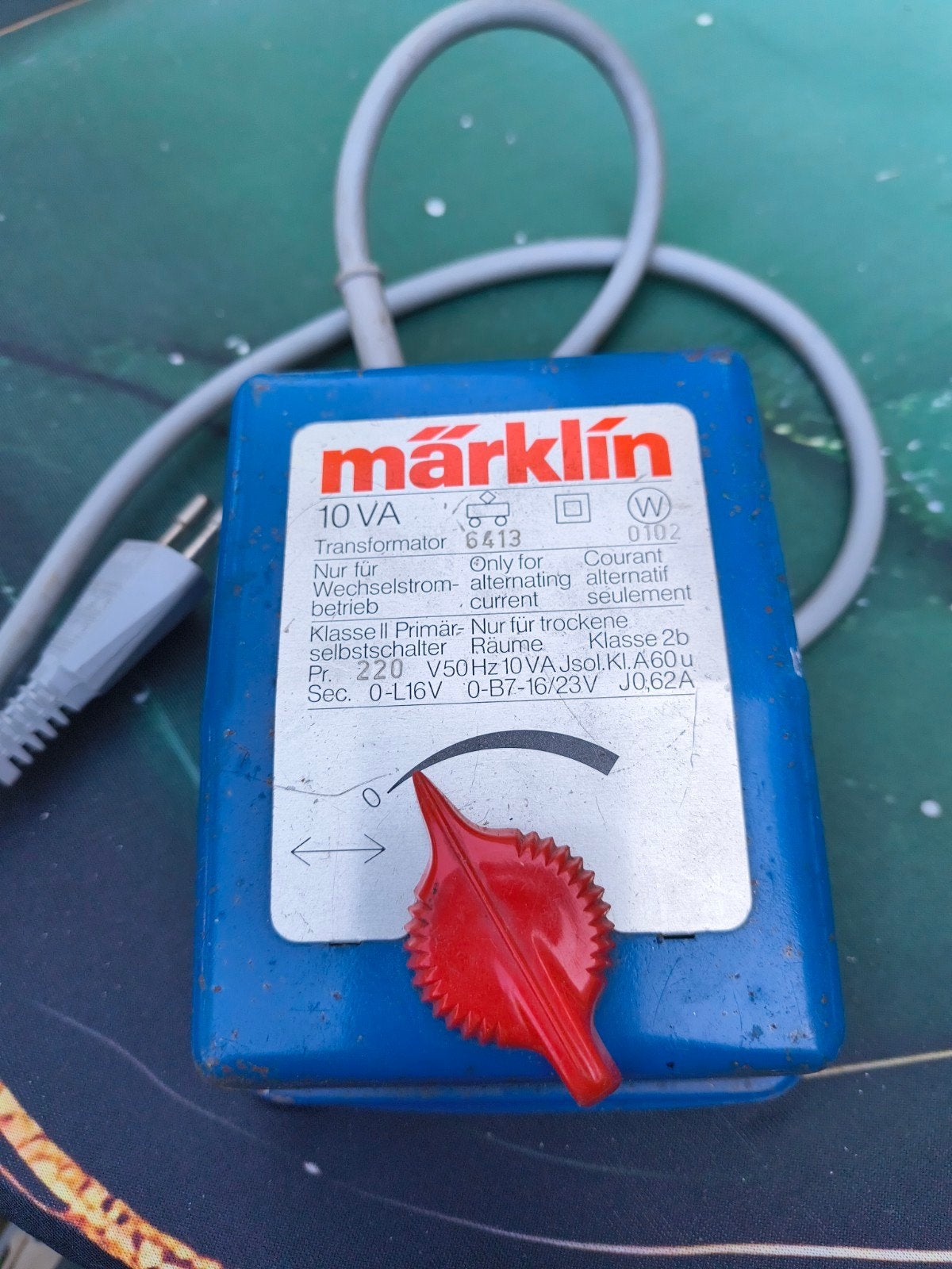 Märklin Transformator 6413 - 10 VA Wisselstroom, Ophalen, Gebruikt, Analoog, Märklin
