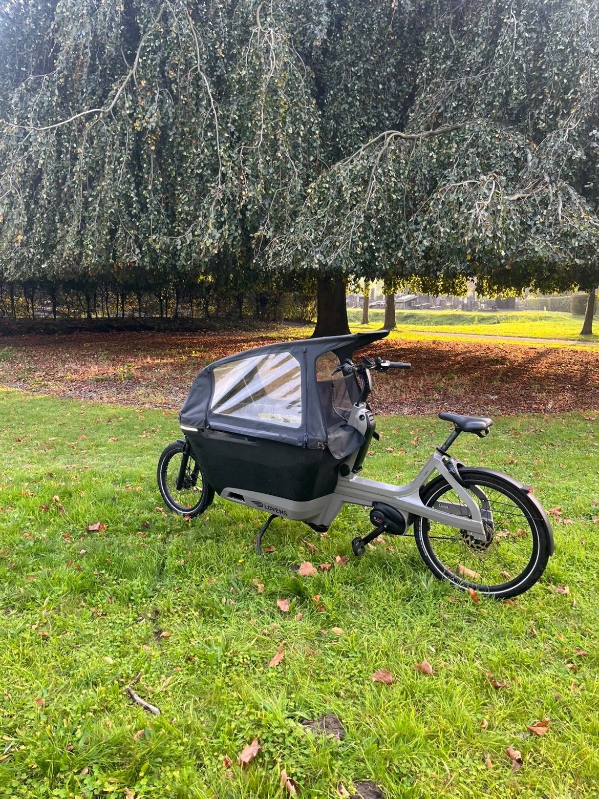 Mooie bakfiets gereserveerd momenteel, Gebruikt, Elektrisch, 2 kinderen, Schijfrem