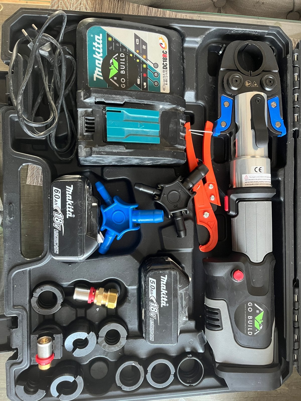 TE HUUR! Perstang 18v voor water installatie / loodgieter, Ophalen, Zo goed als nieuw