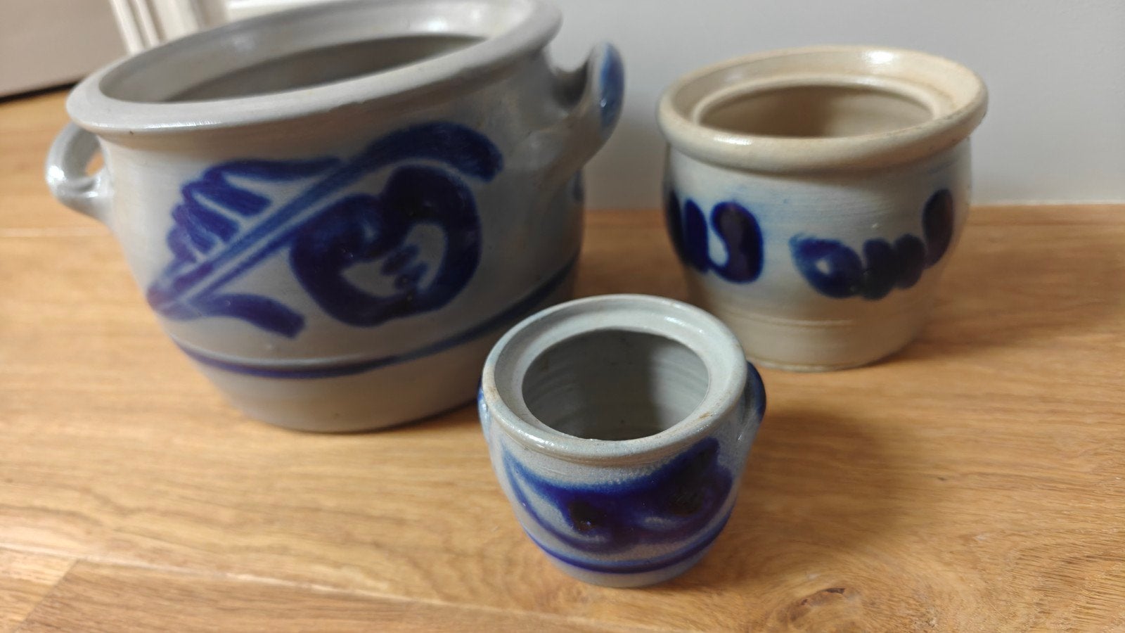 Set van 3 Keulse Potten - Diverse Maten, Antiek en Kunst, Ophalen of Verzenden