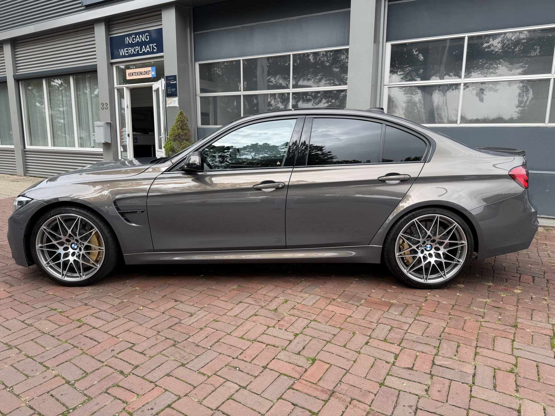 BMW 3 Serie M3 Competition DCTA Bj 2017 F80 Carbon 451pk Vol, Auto's, Automaat, Dealer onderhouden, Achterwielaandrijving, Gebruikt
