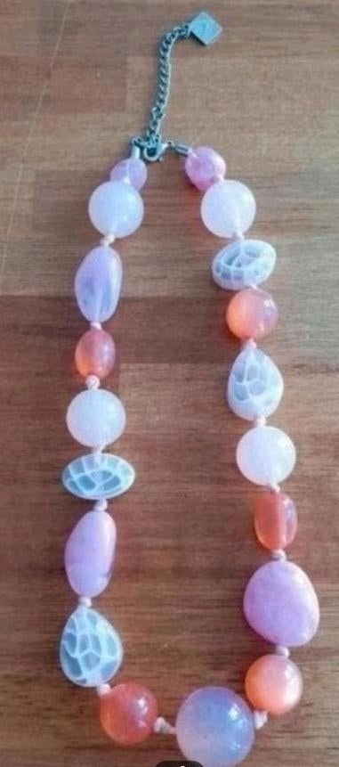 Roze ketting, Ophalen of Verzenden, Zo goed als nieuw, Roze