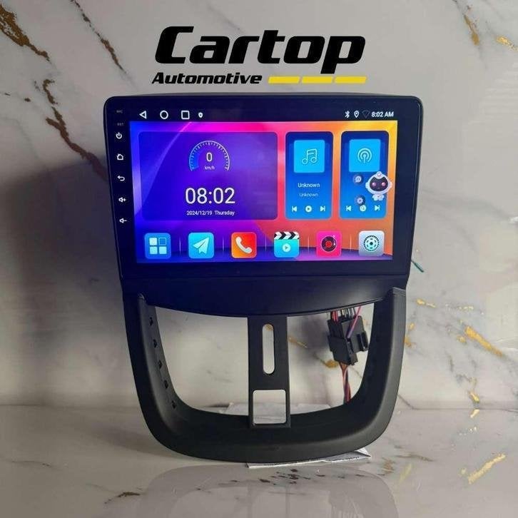 Peugeot 207 2006-2015 Autoradio • CarPlay Android Auto, Meridiaan 42, Zo goed als nieuw, Info@cartop-automotive.nl, Cartop-Automotive Bv.