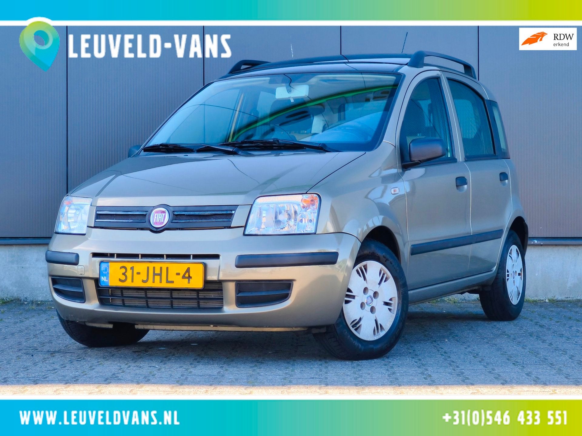 Fiat Panda 1.2 Edizione AIRCO PANODAK 5 DEURS 1E EIGENAAR, Auto's, Voorwielaandrijving, Stof, Gebruikt, 1242 cc