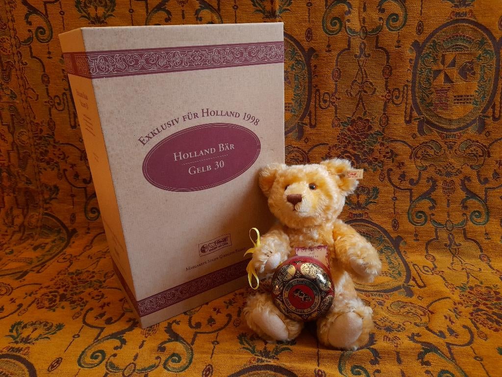 Steiff 1998 Holland Bär (659959), Verzamelen, Beren en Cherished Teddies, Ophalen of Verzenden, Zo goed als nieuw, Stoffen beer