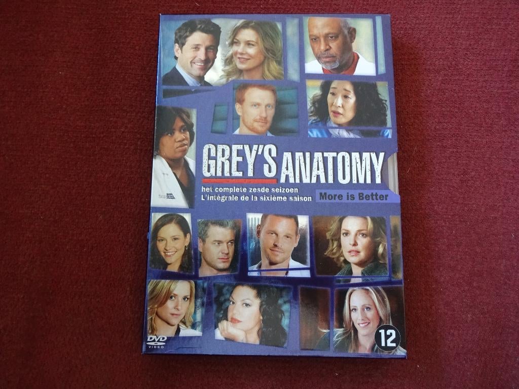 6 DVD 's Grey's Anatomy - Het Komplete Seizoen 6, Gebruikt, Boxset, Drama, Ophalen of Verzenden