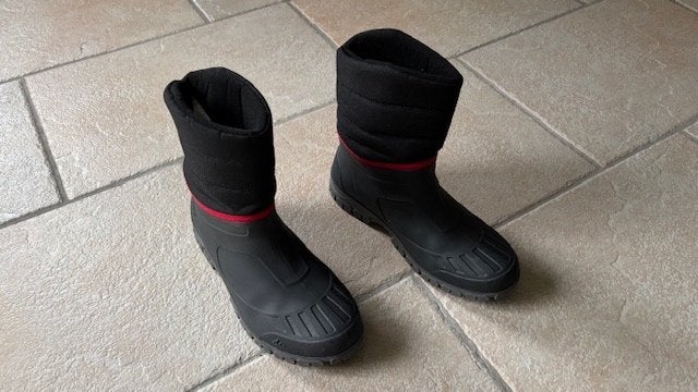 Snowboots, winterlaarzen 40/41, Ophalen of Verzenden, Gedragen, Zwart, Boots