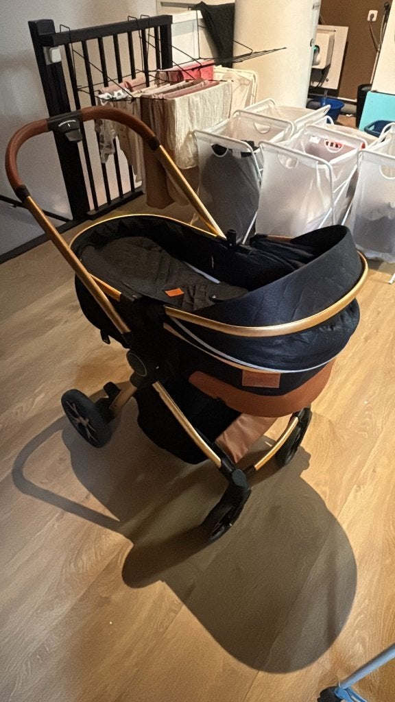De Hoobi 3-in-1 kinderwagen, Met autostoeltje, Zo goed als nieuw, Combiwagen, Ophalen