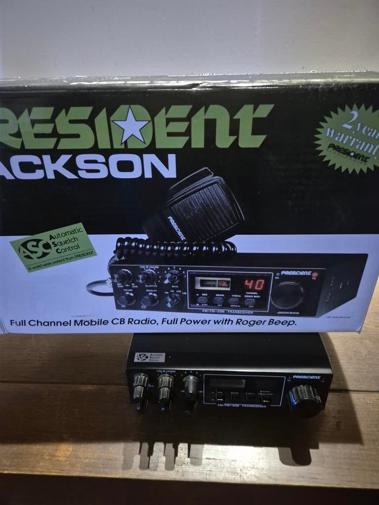 President Jackson CB Radio AM/FM/SSB Transceiver, Ophalen of Verzenden, Zo goed als nieuw, Zender en Ontvanger