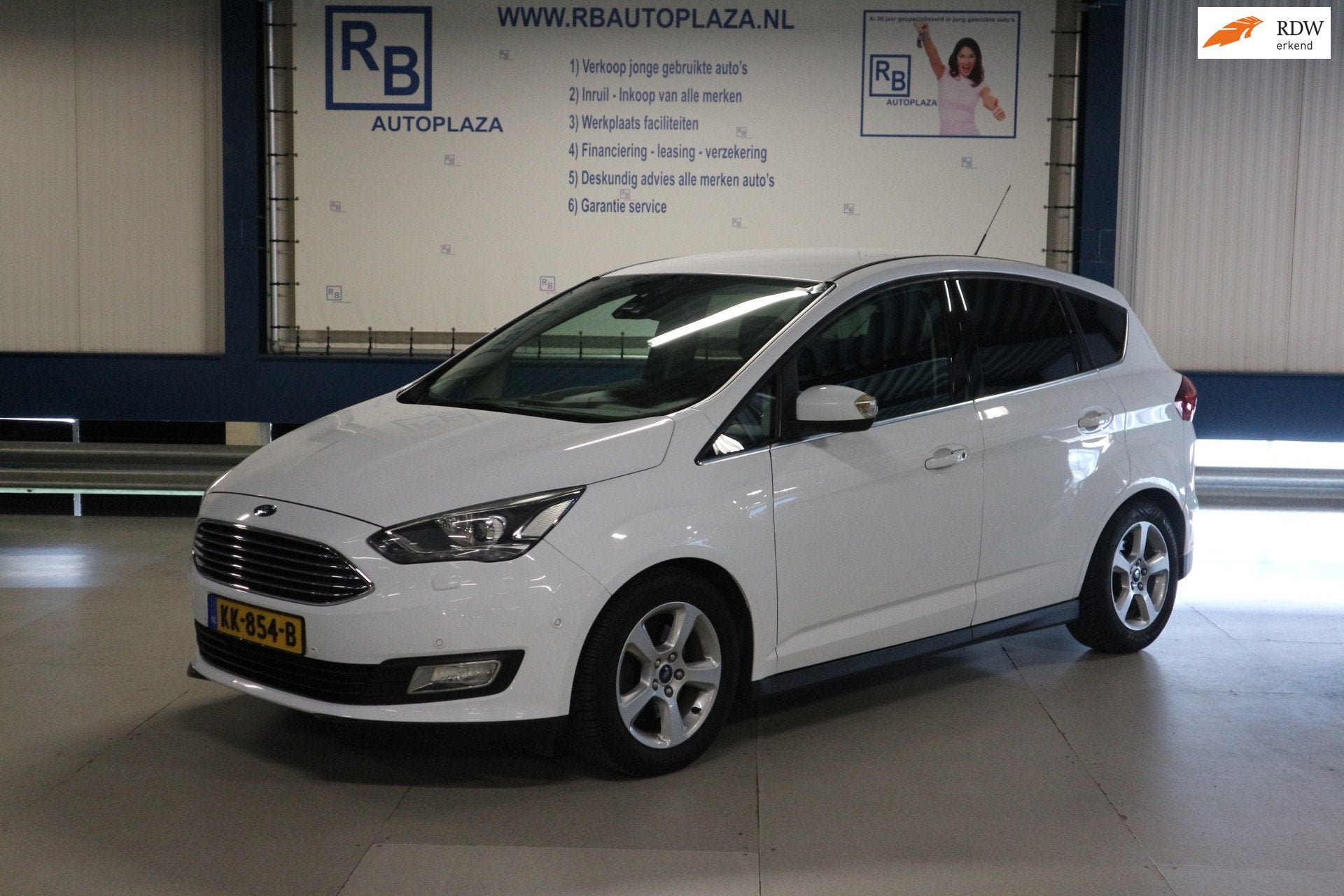 Ford C-Max 1.5 Titanium / AUTOMAAT / FULL OPTIONS ! ! !, Euro 6, 4 cilinders, 150 pk, Wit