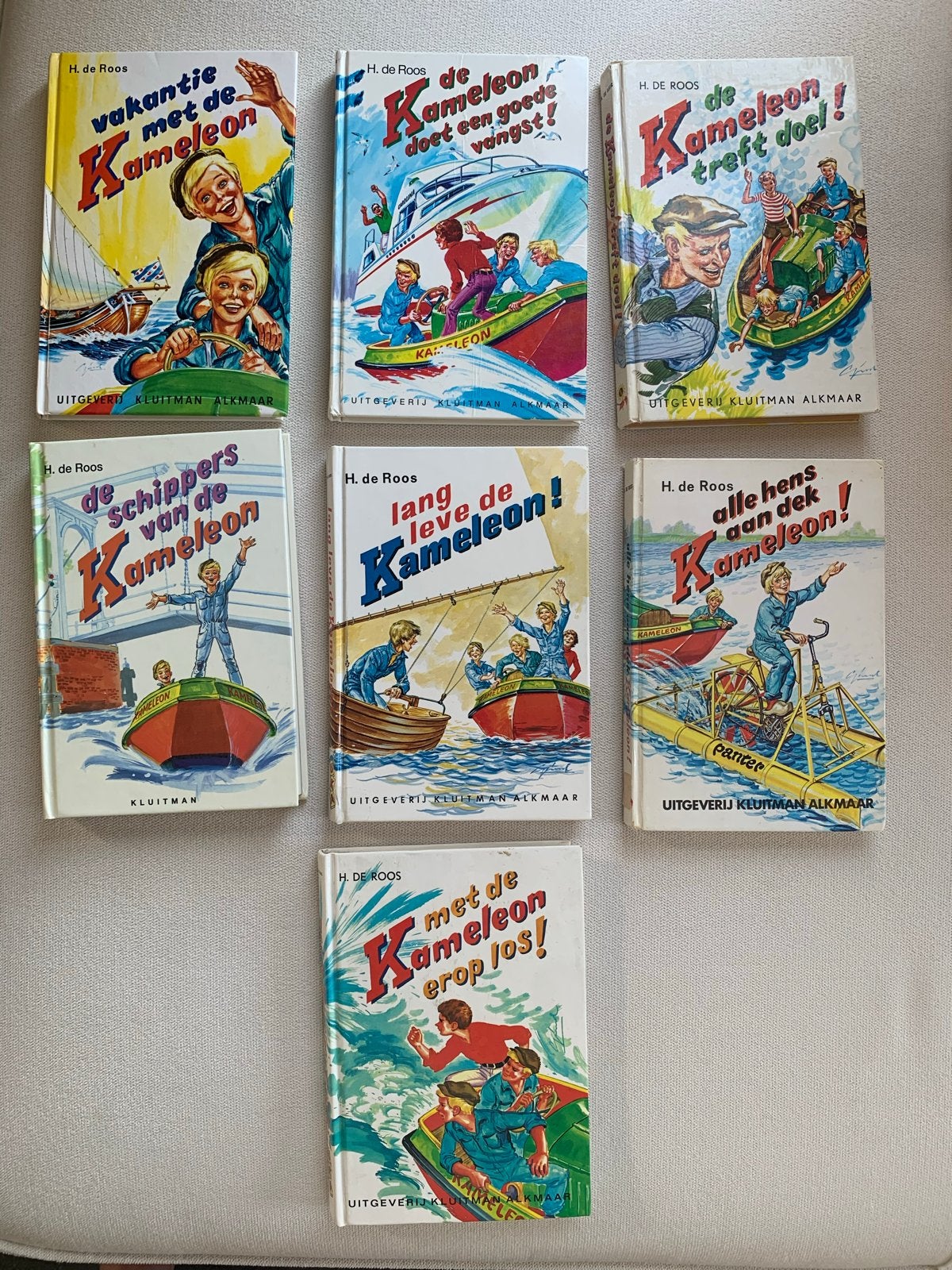 Kameleon boeken - H. de Roos (7 stuks), Ophalen of Verzenden, Gelezen, Fictie algemeen