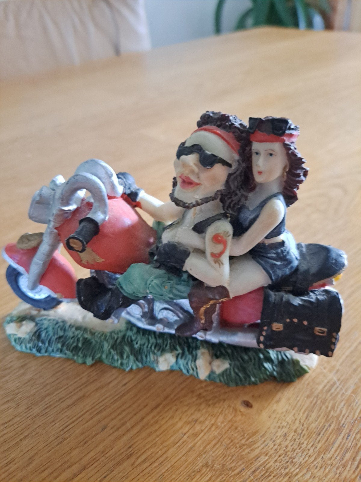 Motor rijder, Verzamelen, Beelden en Beeldjes, Ophalen of Verzenden, Zo goed als nieuw, Dier