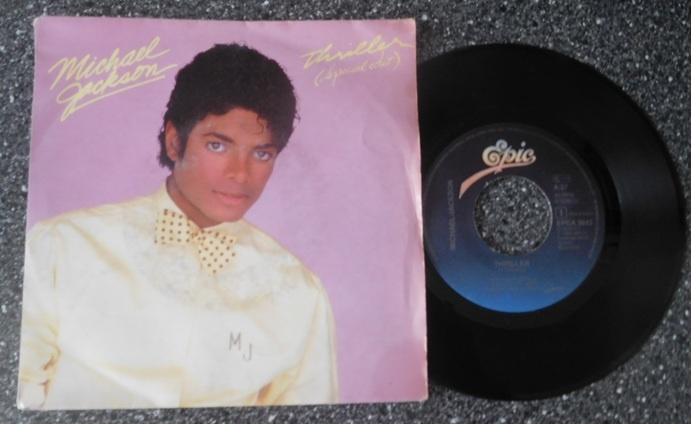 Michael Jackson - thriller (vanaf € 4,00), Cd's en Dvd's, Vinyl Singles, 7 inch, Single, Ophalen of Verzenden, Zo goed als nieuw