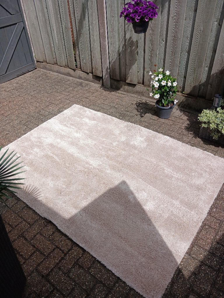 Vloerkleed, Ophalen, Beige, 150 tot 200 cm, 200 cm of meer