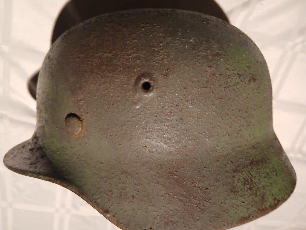WW2 Duitse helm, Ophalen of Verzenden, Duitsland, Helm of Baret