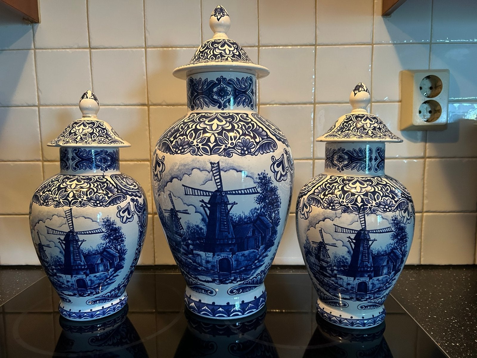 Potten, Ophalen