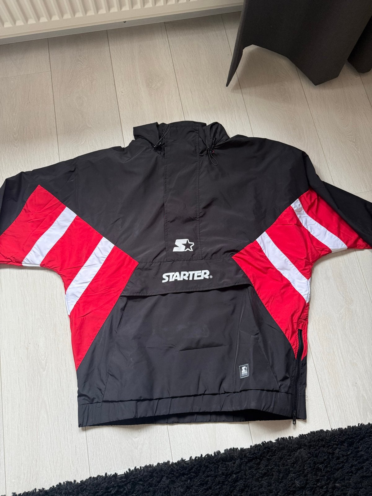 Starter Windbreaker Maat XL - Zwart, Rood, Wit, Kleding | Heren, Ophalen of Verzenden, Zo goed als nieuw