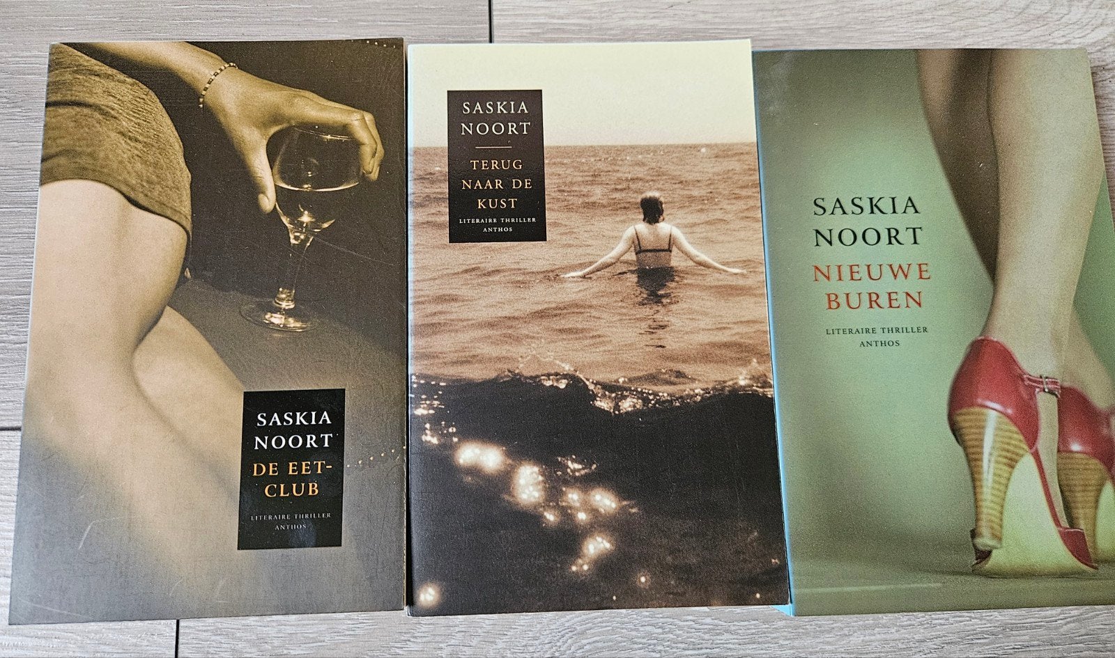 Saskia Noort: De Eetclub, Nieuwe Buren, Terug, Boeken, Ophalen of Verzenden, Gelezen, Saskia Noort, Nederland