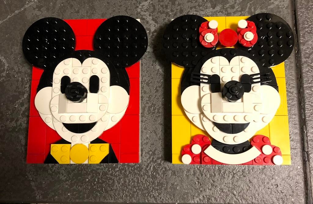 Lego brick sketches 40456 en 40457 mickey en minnie, Ophalen, Overige thema's, Lego, Zo goed als nieuw