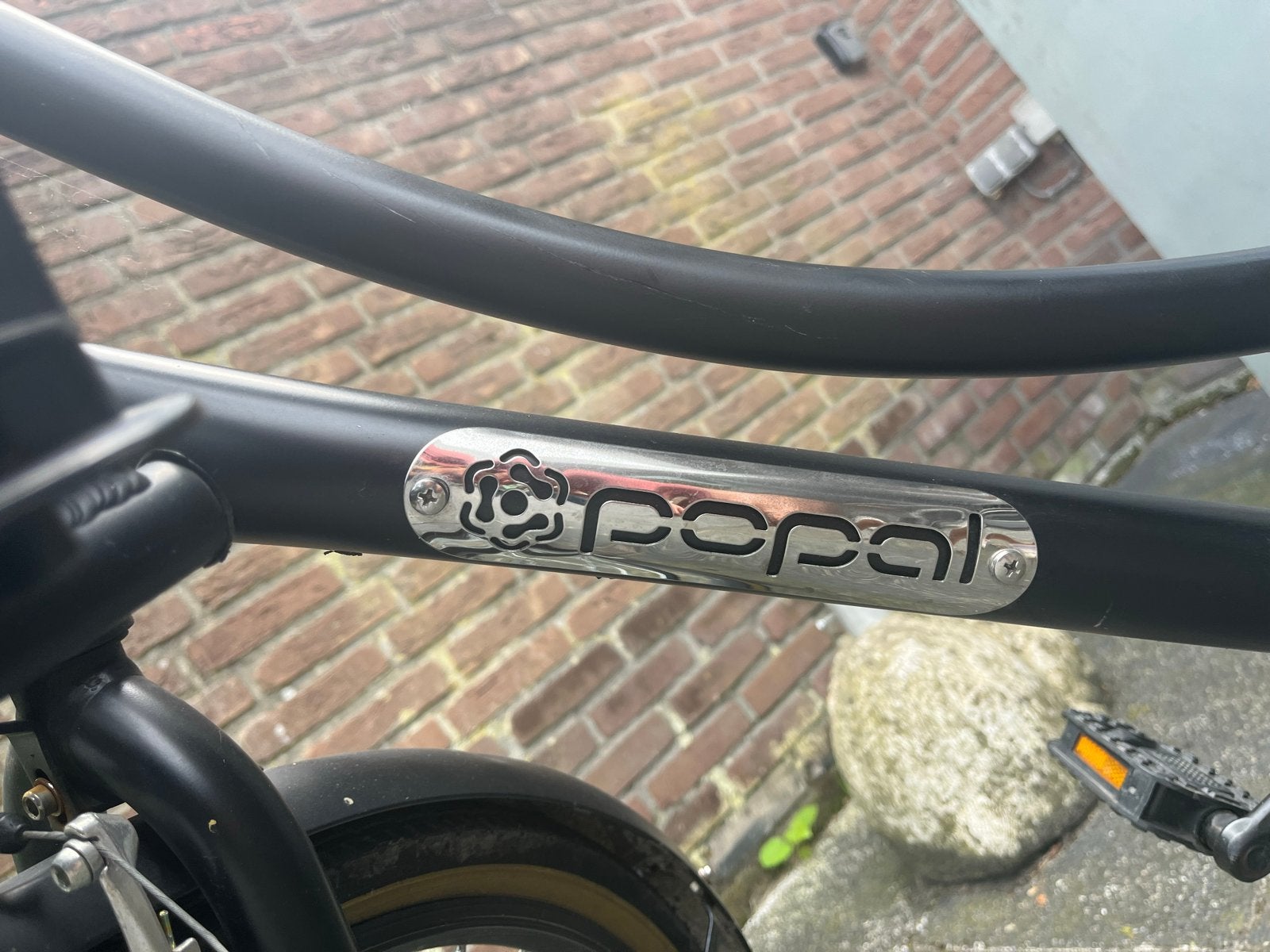 Popal Meisjesfiets 24 inch met mand, Fietsen en Brommers, Fietsen | Meisjes, Ophalen, Velgrem, Handrem, Gebruikt