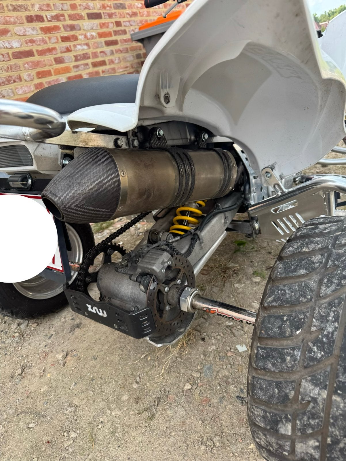 Leovince uitlaat Yamaha Raptor 700, Motoren, Ophalen of Verzenden, Gebruikt