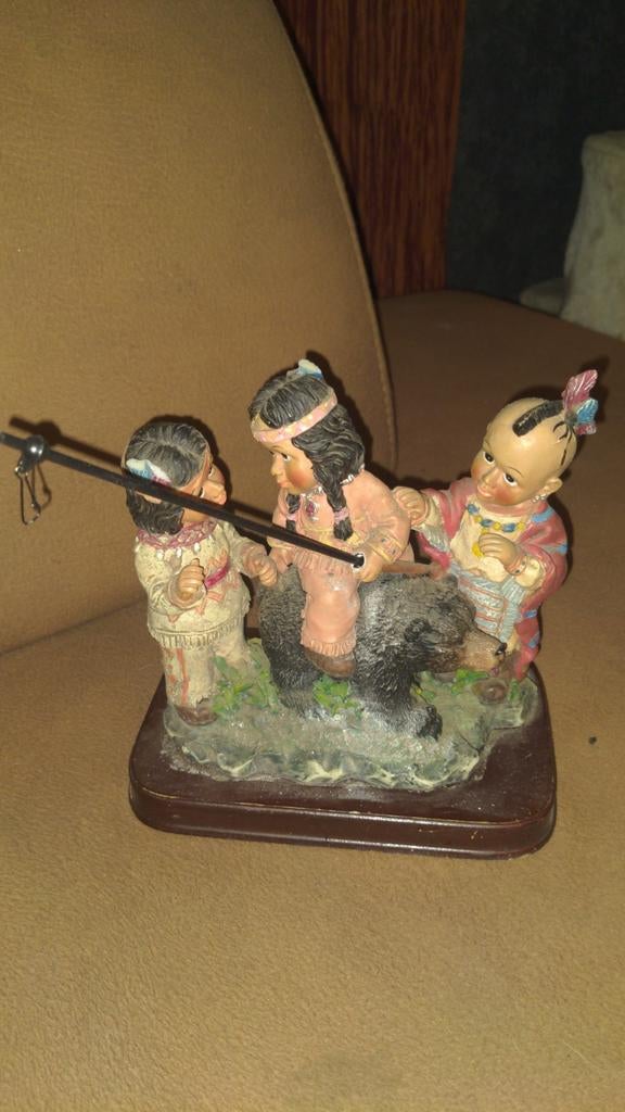 Beeldje indianen, Verzamelen, Beelden en Beeldjes, Ophalen of Verzenden