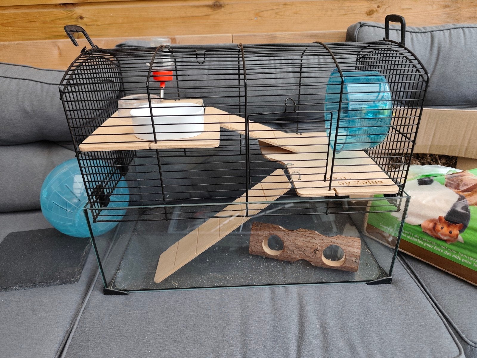 Hamster verblijf, Dieren en Toebehoren, Ophalen, Zo goed als nieuw, Overige typen