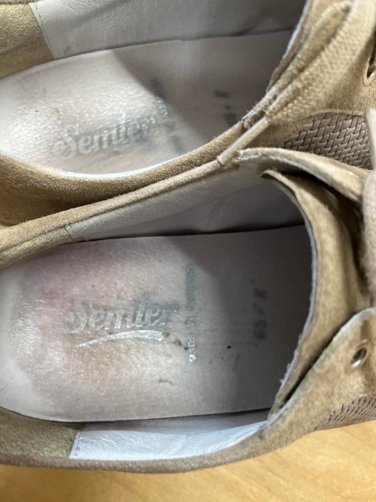 Semler sneakers, maat 39,5, beige Wijdte K, Ophalen of Verzenden, Gedragen, Beige, Sneakers of Gympen