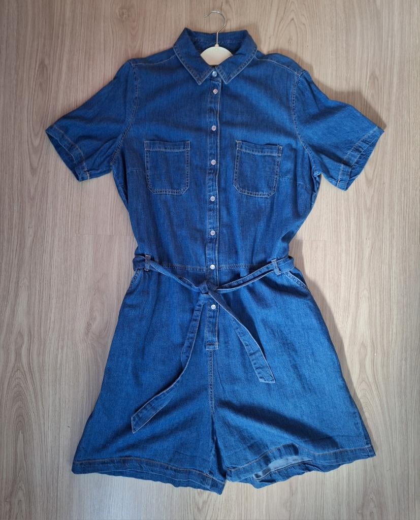 Nieuwe jumpsuit maat 44, Blauw, Maat 42/44 (L), Nieuw, Ophalen of Verzenden